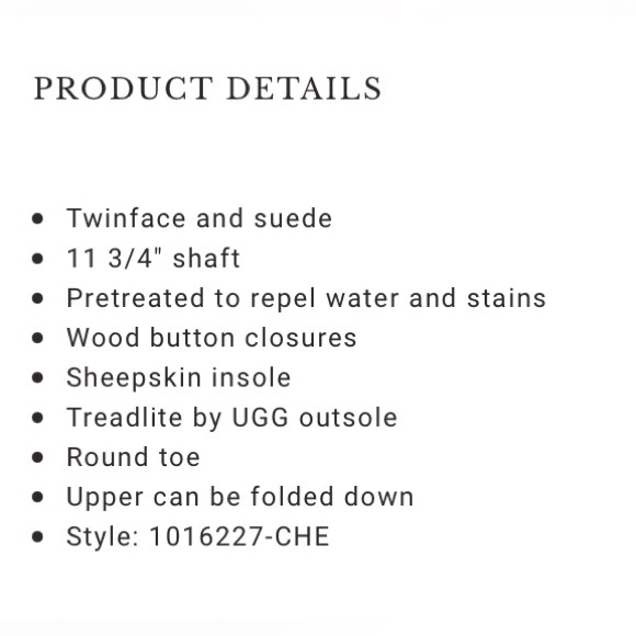 Ugg tall Bailey button triplet boots sz 8 - Picture 8 of 8